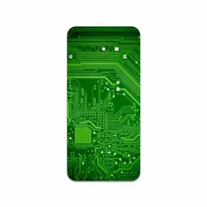 MAHOOT Green Printed Circuit Board Cover Sticker for Samsung Galaxy J4 Core