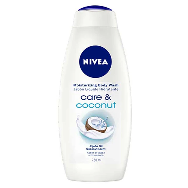 شامپو بدن نیوآ مدل Care &amp; Coconut حجم 750 میلی لیتر