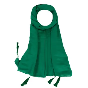 شال زنانه مدل ساده تابستانی منگوله دار خنک کد den-2260