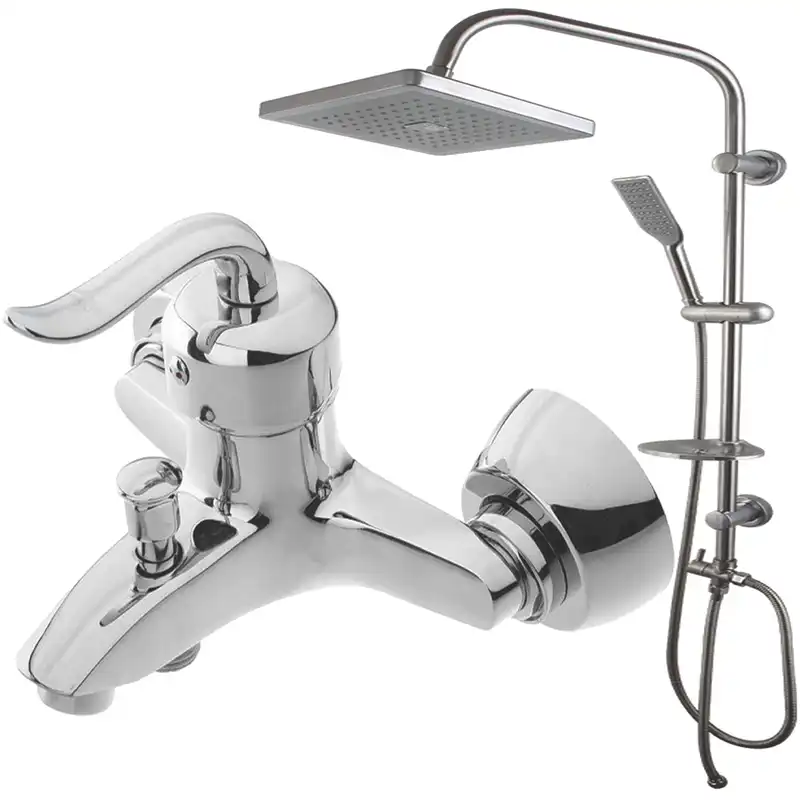 شیر حمام نیو کرمان مدل قاصدک RXS876 به همراه علم دوش