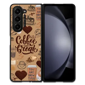 AKAM AMC-WSGZFOLD5-COFFEE-18 Cover For Samsung Galaxy Z Fold 5