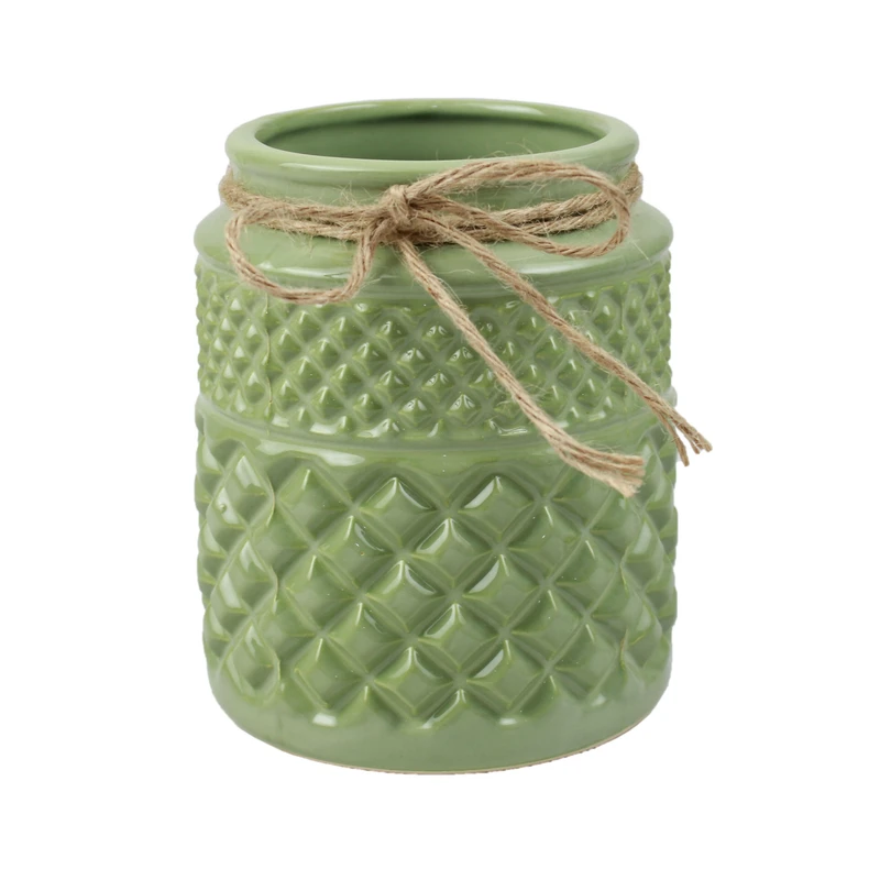 گلدان سرامیکی ایکاد مدل استوانه مینیمال 