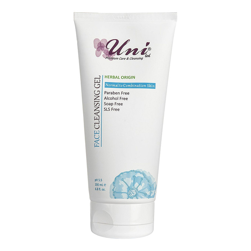 ژل پاک کننده صورت یونی لد مدل Normal To Combination Skin حجم 200 میلی لیتر