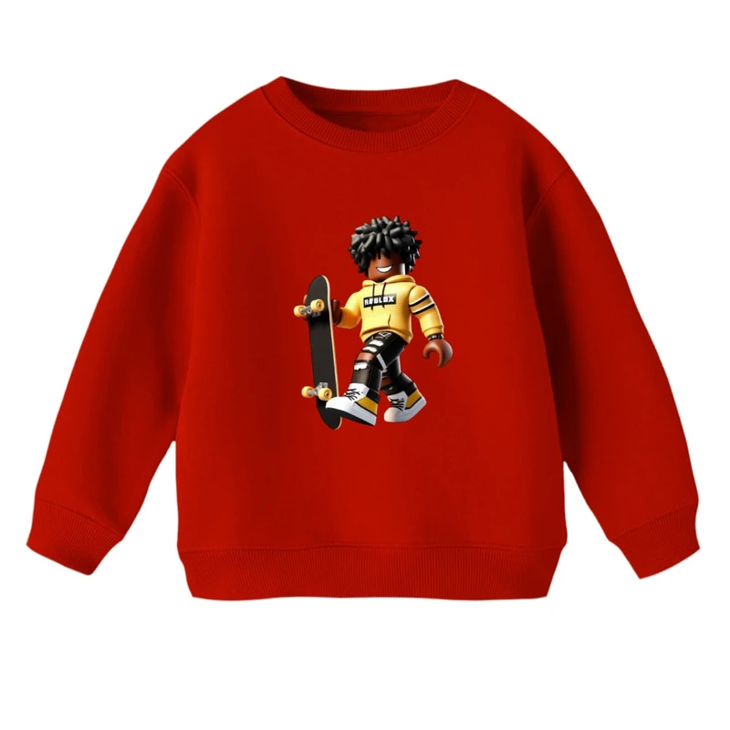 سویشرت بچگانه مدل روبلاکس و اسکیت کد 2