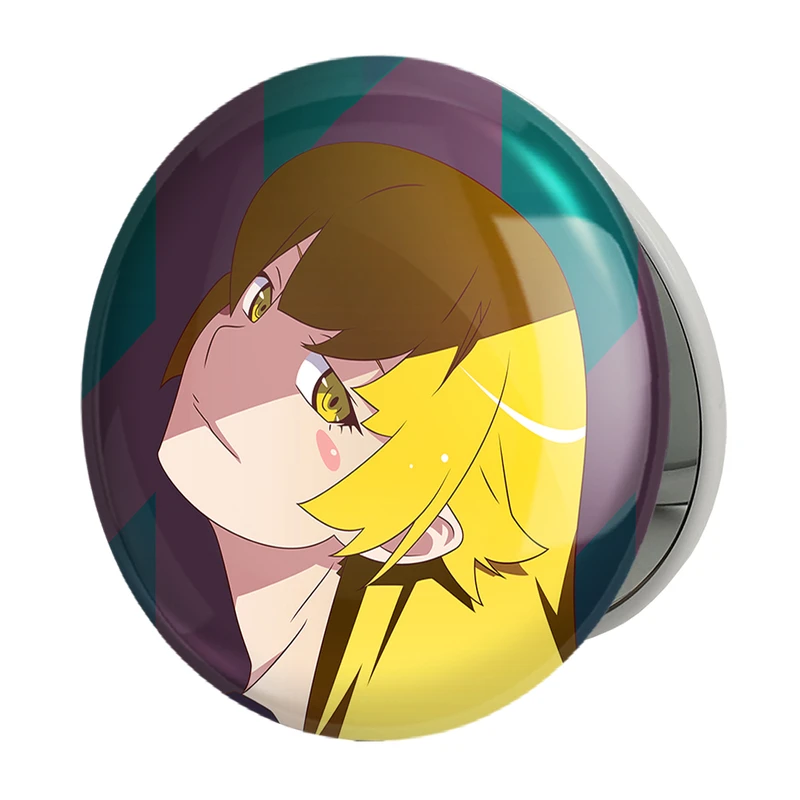 آینه جیبی خندالو طرح شینوبو اوشینو انیمه مونوگاتاری مدل تاشو کد 16189 