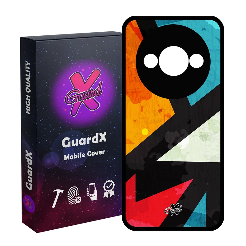 کاور گارد ایکس طرح Colors مدل قاب Glass10176 مناسب برای گوشی موبایل شیائومی Redmi A3 4G/ A3X 4G/ Poco C61