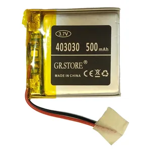 باتری لیتیومی مدل KSRE-403030 ظرفیت 500 میلی آمپرساعت