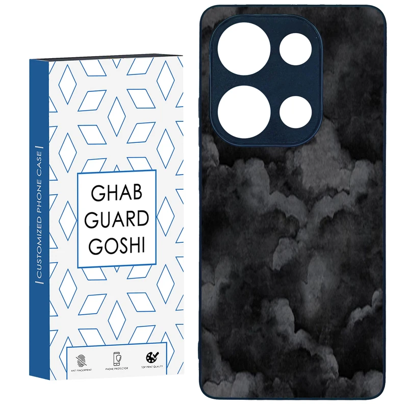 کاور قاب گارد گوشی طرح ابر کد TPU-194 مناسب برای گوشی موبایل شیائومی Redmi Note 13 Pro 4G / Poco M6 Pro 4G