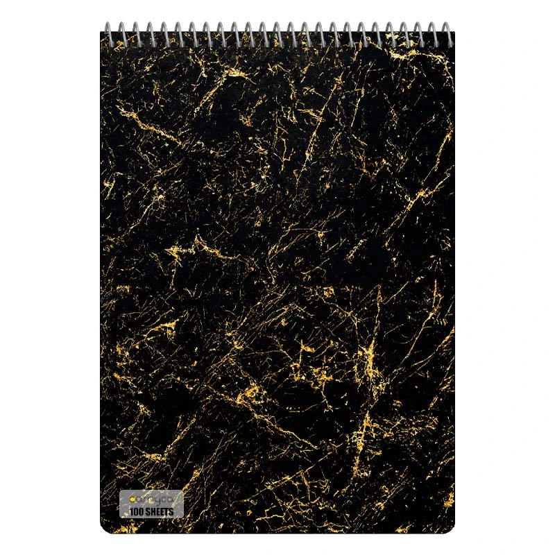 دفتر شطرنجی 100 برگ کارنیکا طرح مرمر Marble کد 36098