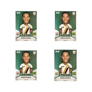 اسباب بازی زینتی کیمدی مدل رونالدینیو توپ طلا 2025 مجموعه 4 عددی