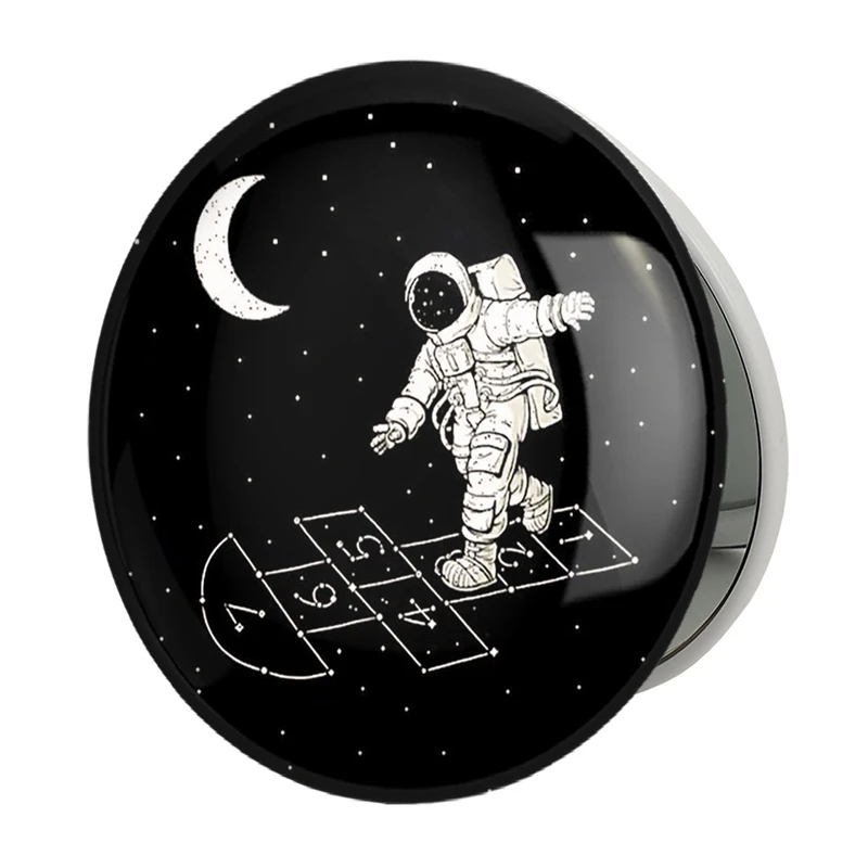 آینه جیبی خندالو طرح فضانورد مدل تاشو کد 1926 