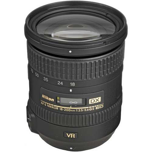 لنز نیکون مدل AF S DX Nikkor 18-200 F-3.5 5.6 G ED VR II