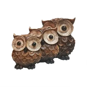 مجسمه طرح جغد مدل M313 مجموعه سه عددی