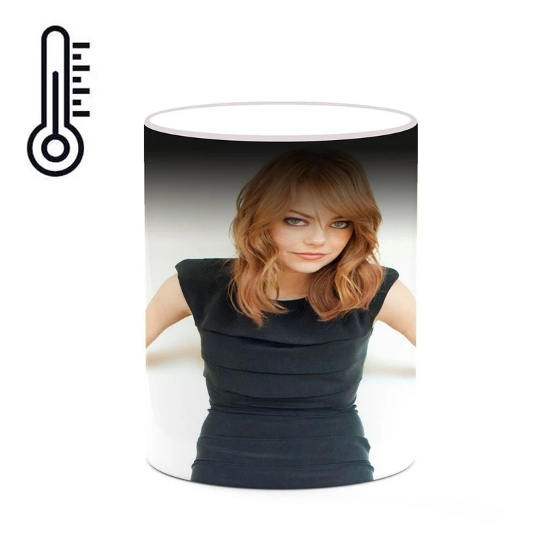 ماگ حرارتی کاکتی طرح اما استون Emma Stone مدل mgh25945