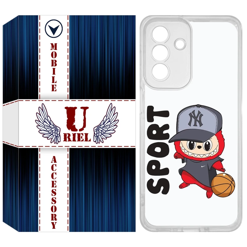 کاور یوریل مدل Clear کد 148 طرح لبوبو Labubu مناسب برای گوشی موبایل سامسونگ Galaxy A26