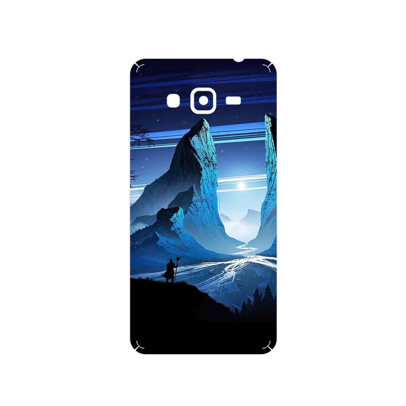 برچسب پوششی ماهوت مدل Blue Mountains Digital Art مناسب برای گوشی موبایل سامسونگ Galaxy Grand Prime