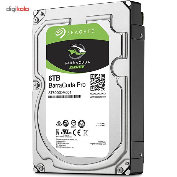 هارددیسک اینترنال سیگیت مدل BarraCuda ST6000DM004 ظرفیت 6 ترابایت