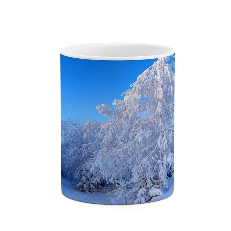 ماگ کاکتی مدل منظره برفی کد mgh14957