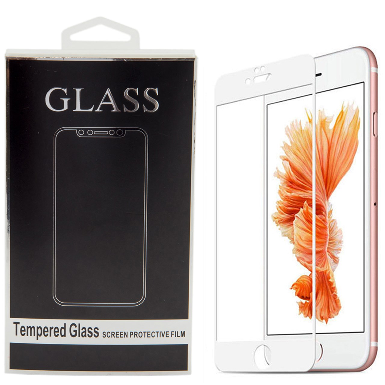 نقد و بررسی محافظ صفحه نمایش تمام چسب شیشه ای مدل 5D مناسب برای گوشی اپل آیفون 6/6s توسط خریداران