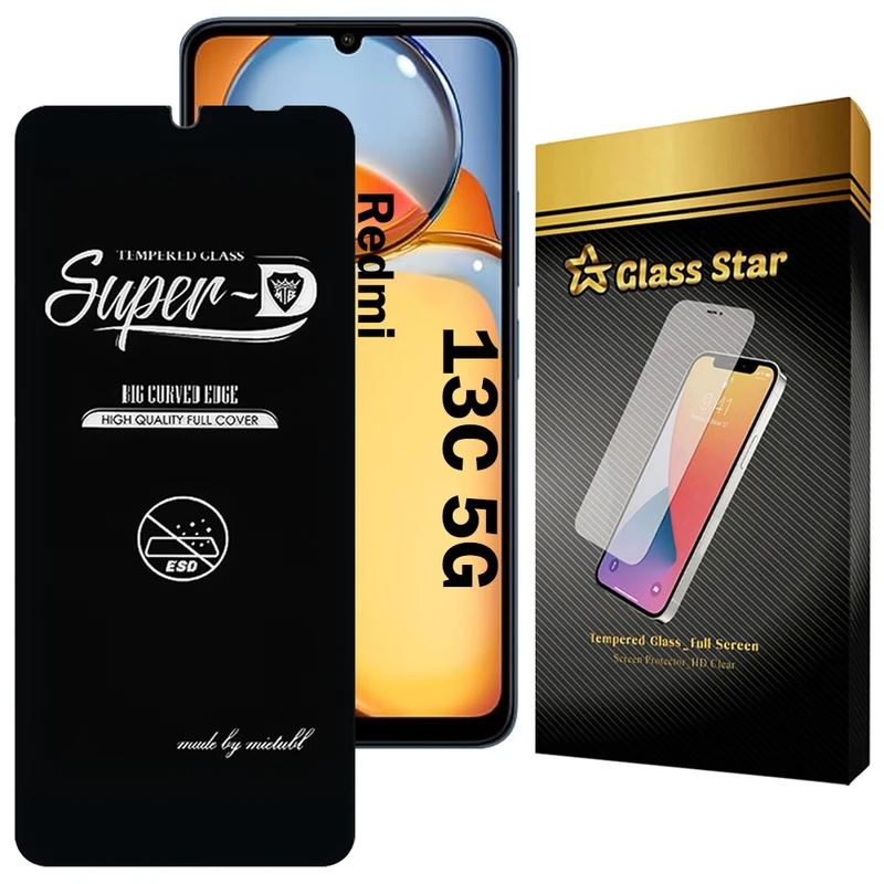 محافظ صفحه نمایش گلس استار مدل SUPERDNS مناسب برای گوشی موبایل شیائومی Redmi 13C 5G