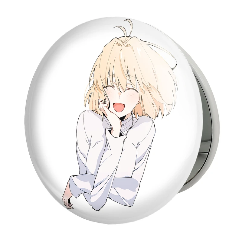 آینه جیبی خندالو طرح بازی تسوکی هیمه‌ (Tsukihime) مدل تاشو کد 34491