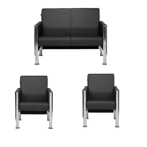 مبل اداری  4 نفره پویا مدل پرستیژ نیم ست