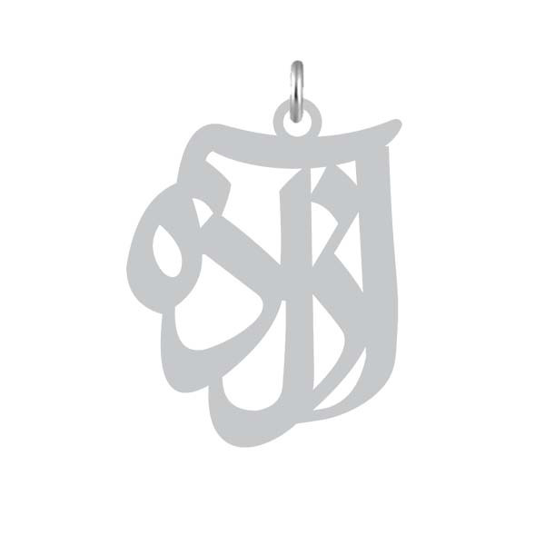 آویز گردنبند نقره کرابو طرح آزاده مدل Kn2-1218