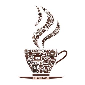 نقد و بررسی استیکر دیواری طرح فنجان قهوه کد 02 توسط خریداران