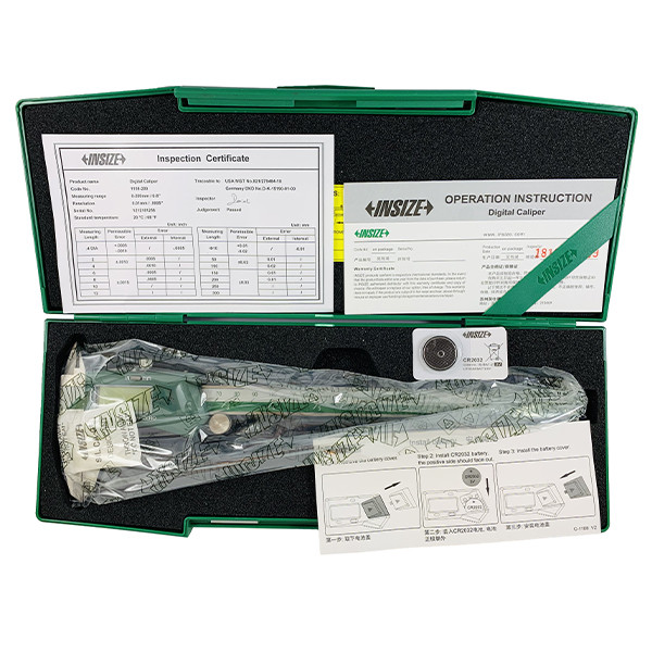 کولیس دیجیتال اینسایز مدل 200-1108 گستره 0-200 میلیمتر کولیس دیجیتال اینسایز مدل 200-1108 گستره 0-200 میلیمتر