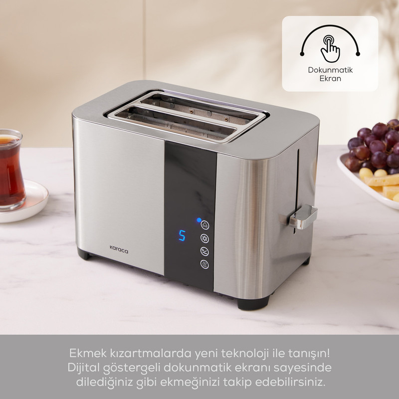 توستر کاراجا مدل Dijital Inox