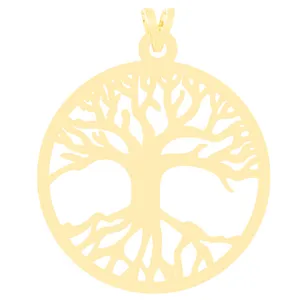 آویز گردنبند طلا 18 عیار زنانه الن نار مدل ELN3771