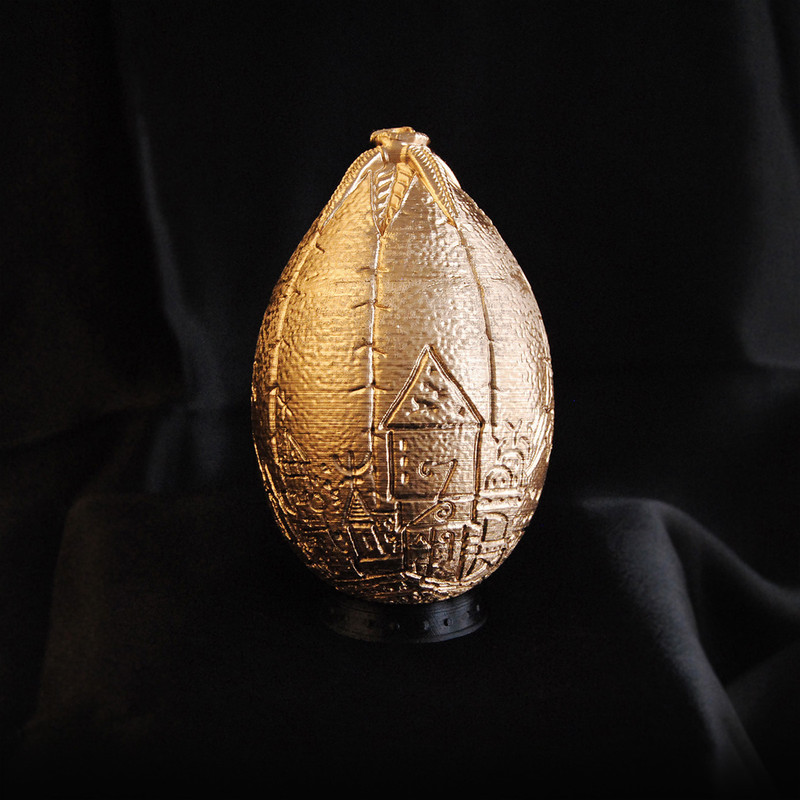 اسباب بازی زینتی کاف تینگز مدل هری پاتر طرح تخم طلای مسابقات سه جادوگر