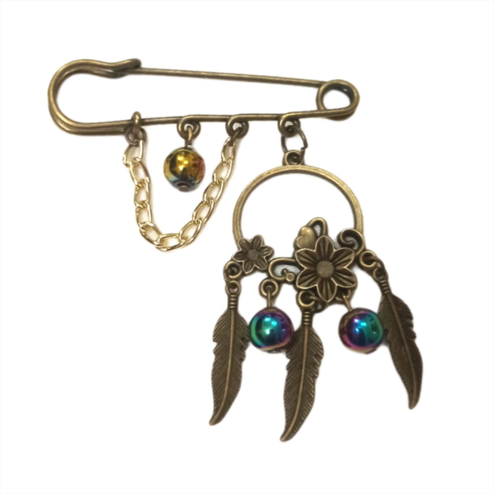 سنجاق سینه زنانه مدل گل