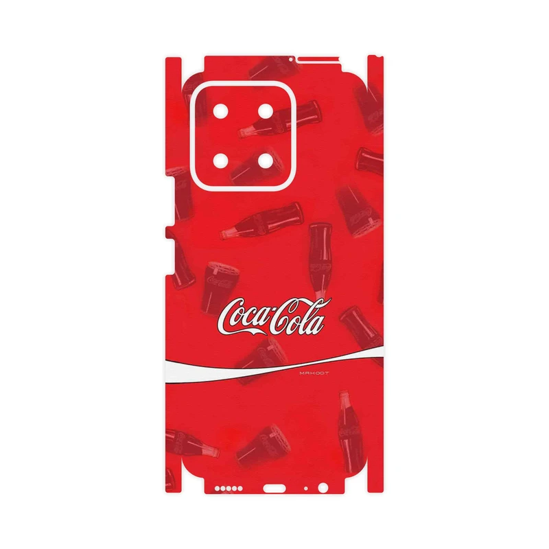 برچسب پوششی ماهوت مدل Coca_Cola_Logo-FullSkin مناسب برای گوشی موبایل آنر X5b Plus
