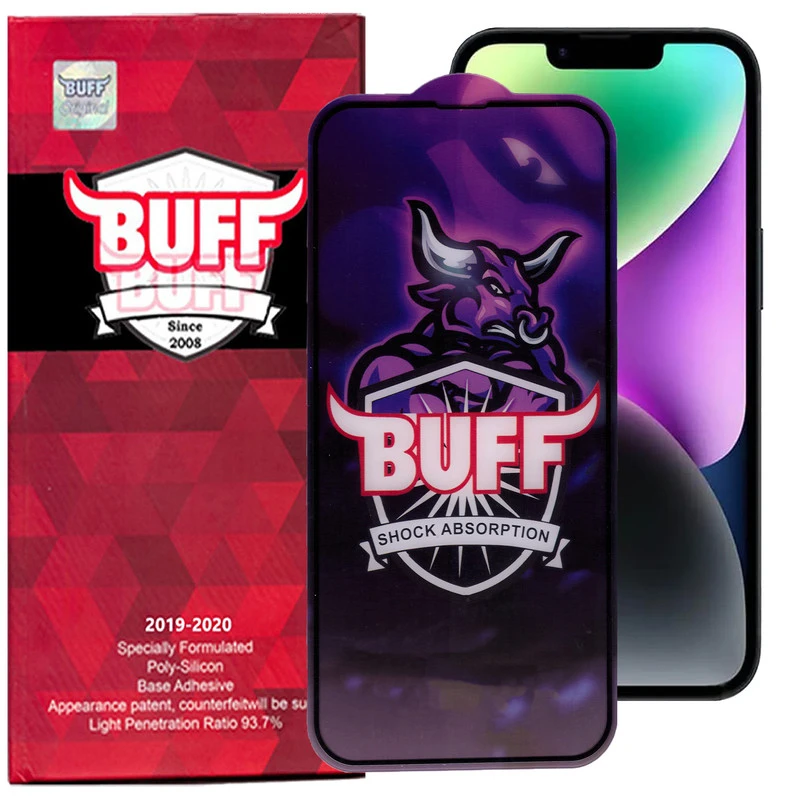 محافظ صفحه نمایش بوف مدل 5D Buffer مناسب برای گوشی موبایل اپل Iphone 16e / 13 / 13 Pro / 14