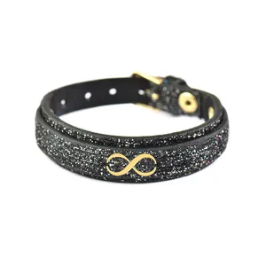 دستبند طلا 18 عیار مردانه فرشته طرح بی نهایت کد UBCHL0006-0009