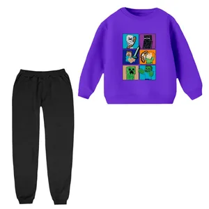 ست سویشرت و شلوار راحتی مدل ماینکرفت کد 02