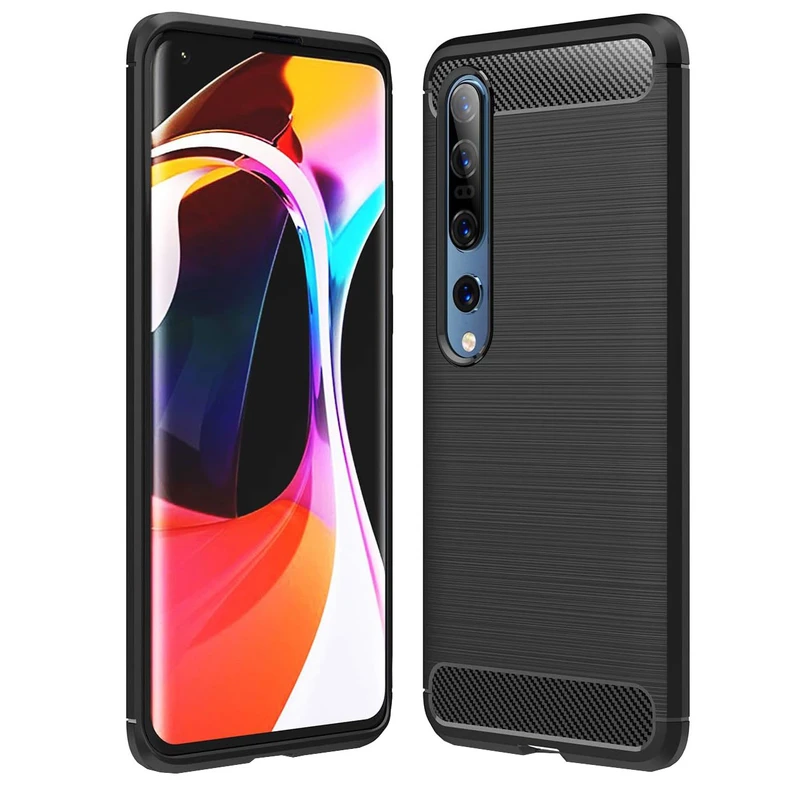 کاور مدل CARBON-FIBER مناسب برای گوشی موبایل شیائومی Mi 10 Pro / Mi 10 5g