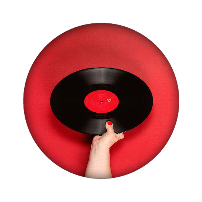 استیکر تزئینی موبایل مدل صفحه گرامافون کد 4680