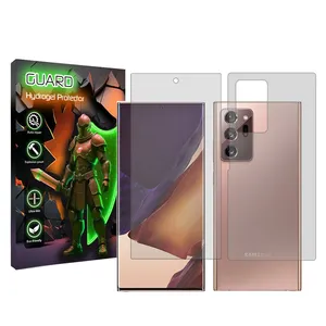 Guard Tough model transparent screen protector suitable for Samsung Galaxy Note20 Ultra 5G mobile phone along with the back protector