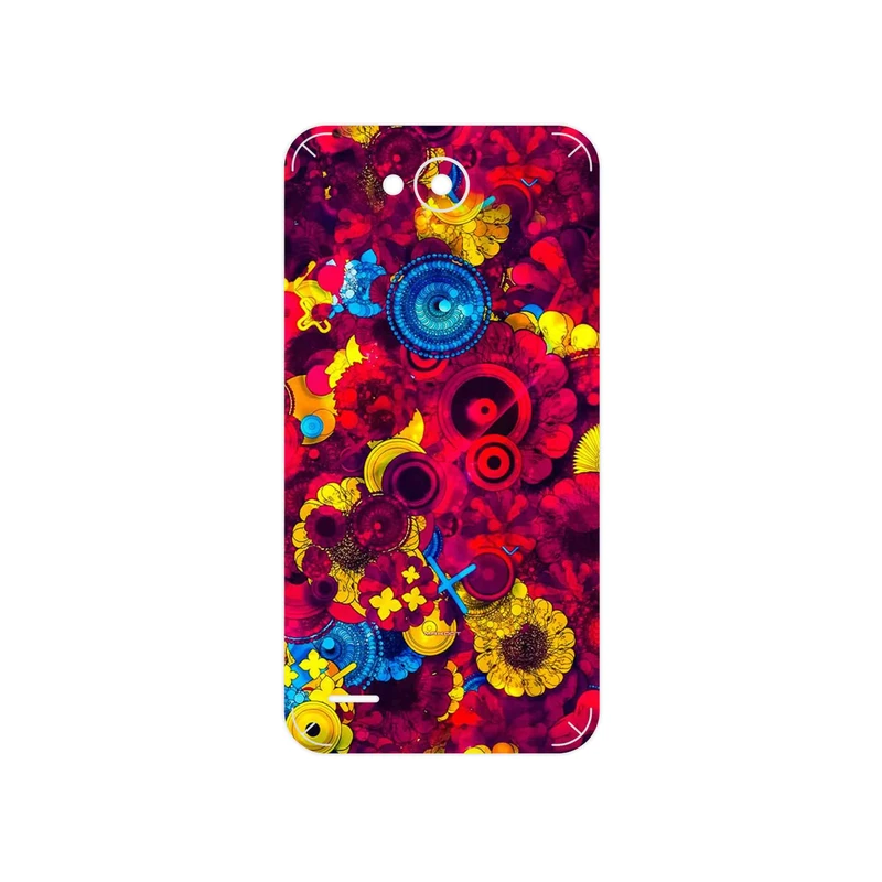 برچسب پوششی ماهوت مدل Vector Flower Garden Digital Art مناسب برای گوشی موبایل ال جی X Power 2