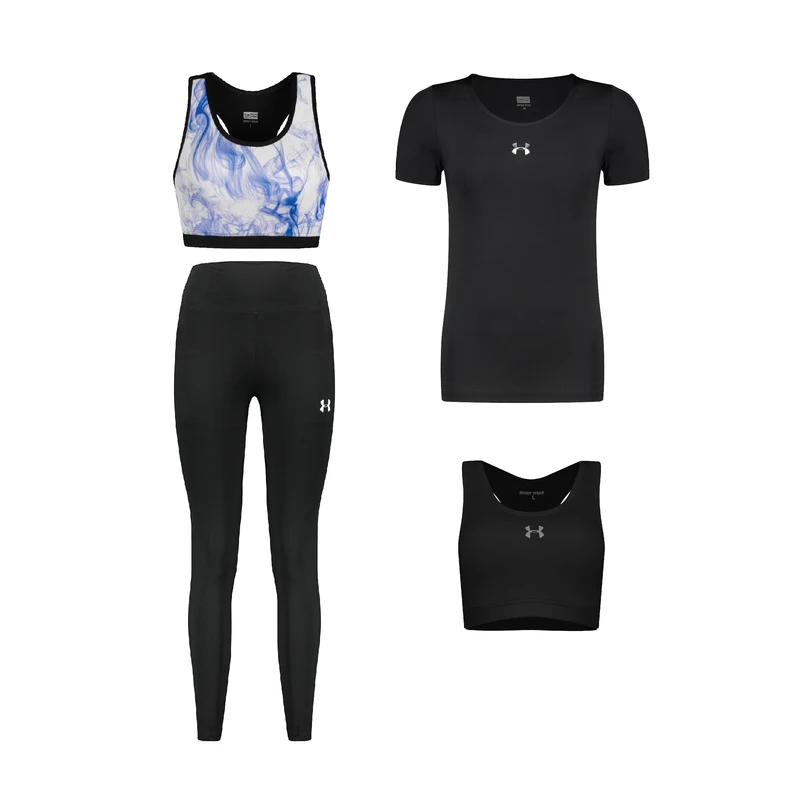 ست چهار تکه لباس ورزشی زنانه مدل 1801-1902-4104-7101