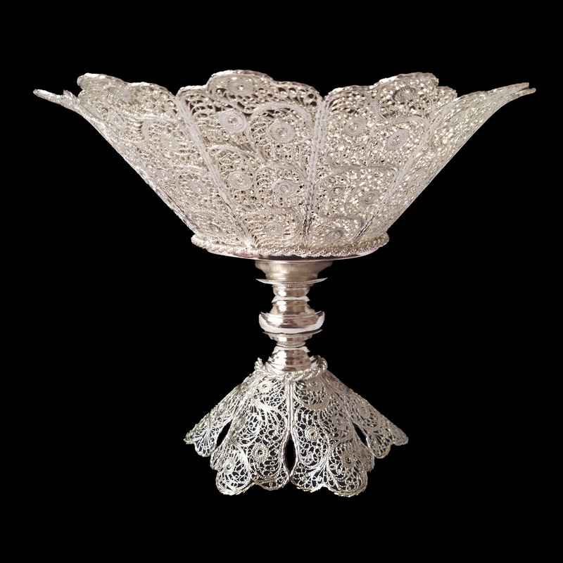 میوه خوری ملیله کاری مدل لینا کد 303