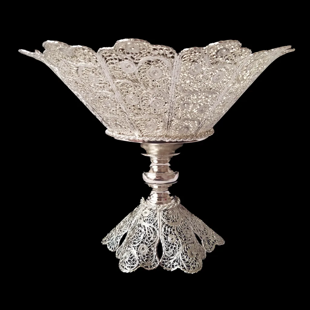 میوه خوری ملیله کاری مدل لینا کد 303