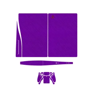 برچسب کنسول و دسته بازی PS5 ماهوت مدل  Purple-Fiber