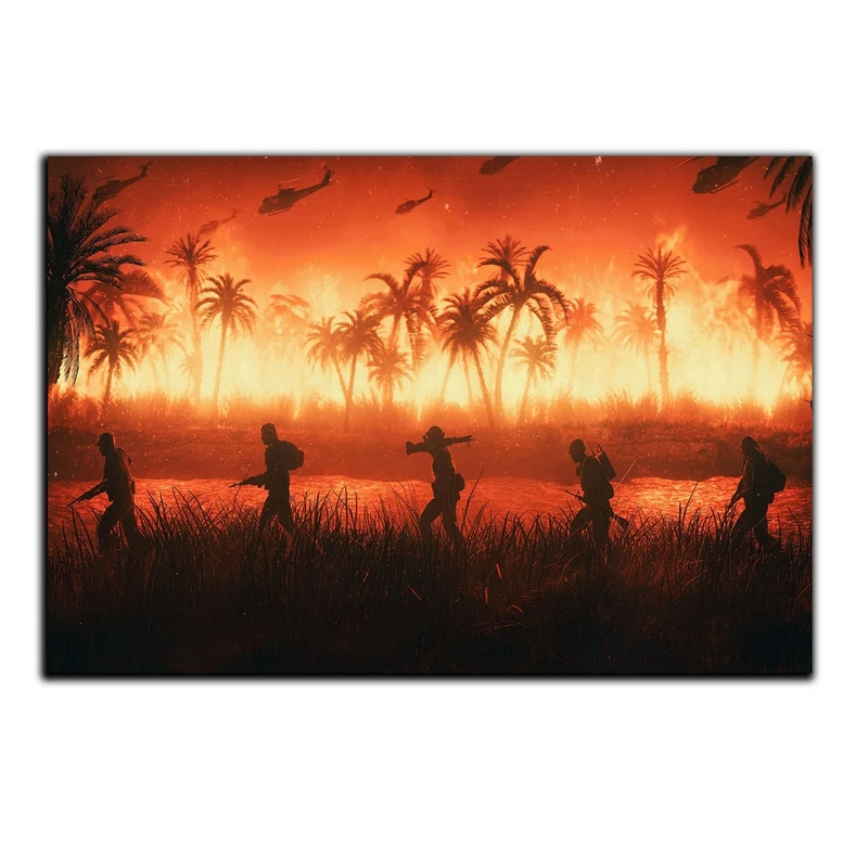 تابلو شاسی بکلیت طرح آتش و جنگ مدل SH-S5239