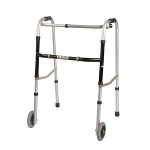 واکر چرخدار تاشو برسا مدل آلومینیوم کد 7739