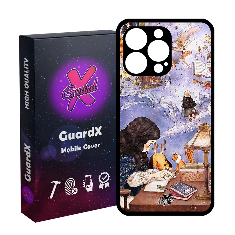 کاور گارد ایکس طرح دختر مدل Glass10293 مناسب برای گوشی موبایل اپل iPhone 13 Pro