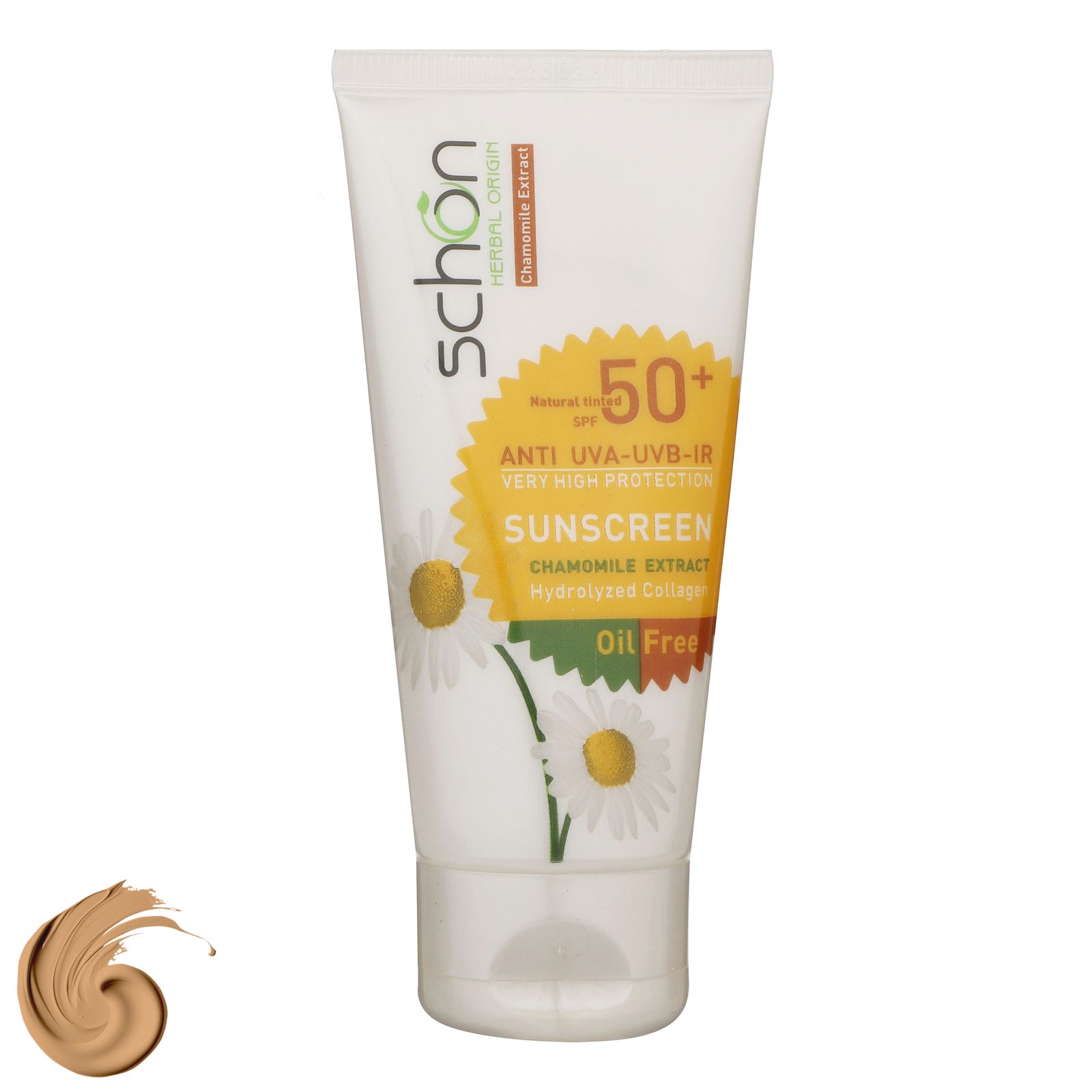 کرم ضد آفتاب رنگی شون مدل SPF50 محافظ UVA ،UVB، ضد لک، مناسب پوست چرب حجم 50 میلی‌لیتر -  - 1