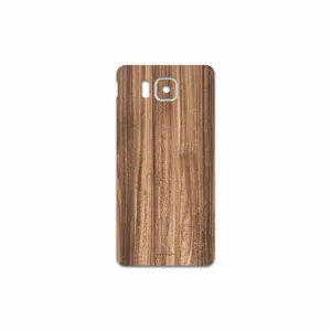 MAHOOT Light Walnut Wood Cover Sticker for Samsung Galaxy Alpha